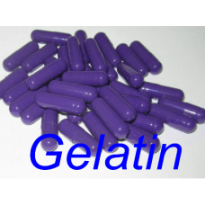 Gelatin size '0' - Purple / Purple - 1000 caps